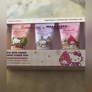 Hello Kitty x The Crème Shop Soft Hydrating 3 Hand Cream Set